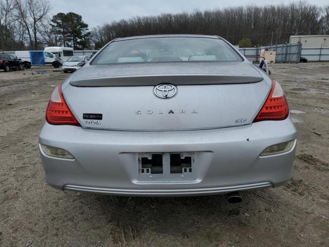 4T1CE30P97U756275 - 2007 TOYOTA CAMRY SOLA SE SILVER photo 6