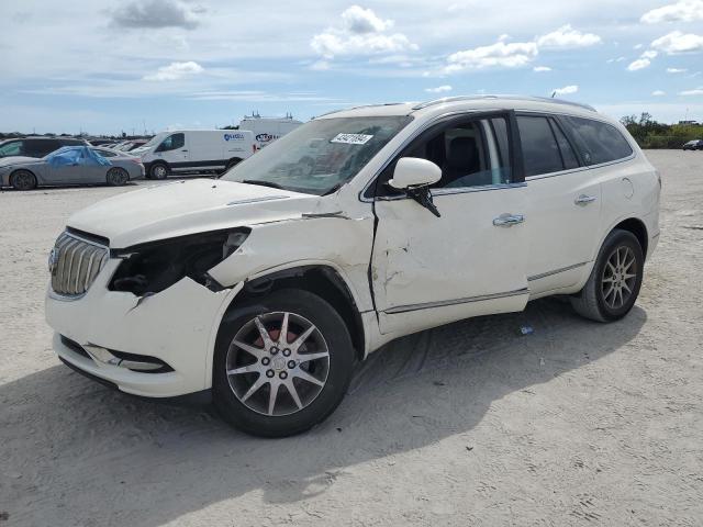 5GAKRBKD3EJ308566 - 2014 BUICK ENCLAVE WHITE photo 1