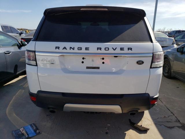 SALWR2VF8FA606117 - 2015 LAND ROVER RANGE ROVE HSE WHITE photo 6