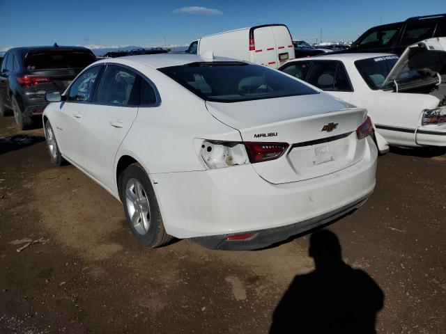 1G1ZD5ST5NF184316 - 2022 CHEVROLET MALIBU LT WHITE photo 2