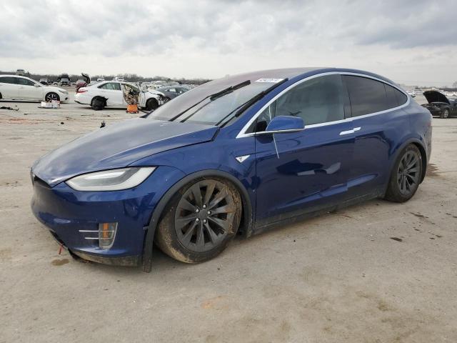 5YJXCBE29GF008654 - 2016 TESLA MODEL X BLUE photo 1