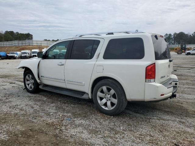 5N1BA0ND4AN604815 - 2010 NISSAN ARMADA SE WHITE photo 2