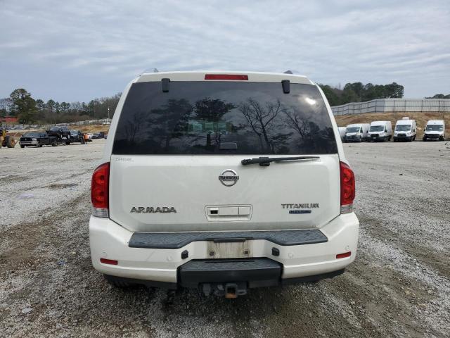 5N1BA0ND4AN604815 - 2010 NISSAN ARMADA SE WHITE photo 6