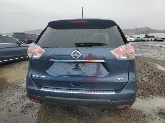 KNMAT2MT1GP623138 - 2016 NISSAN ROGUE S BLUE photo 6