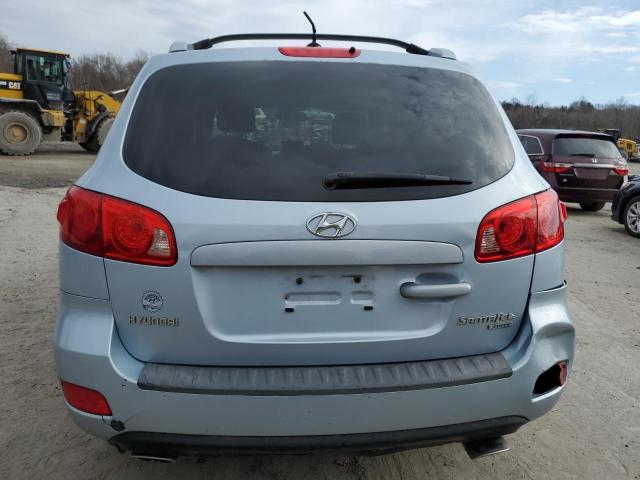 5NMSG73D27H067950 - 2007 HYUNDAI SANTA FE GLS BLUE photo 6