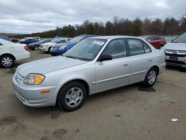 KMHCG45C43U461052 - 2003 HYUNDAI ACCENT GL SILVER photo 1