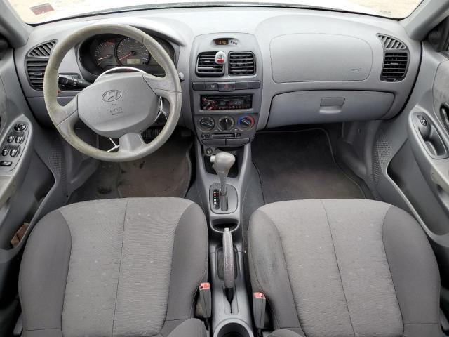 KMHCG45C43U461052 - 2003 HYUNDAI ACCENT GL SILVER photo 8