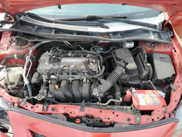 1NXBU4EE9AZ222938 - 2010 TOYOTA COROLLA BASE RED photo 11