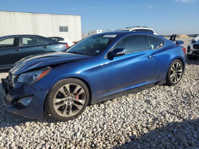 KMHHU6KJ8GU132891 - 2016 HYUNDAI GENESIS CO 3.8 R-SPEC BLUE photo 1