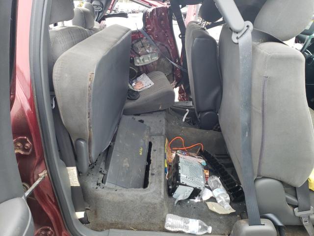 5TBRU34146S468070 - 2006 TOYOTA TUNDRA ACCESS CAB SR5 MAROON photo 10