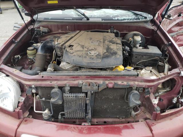 5TBRU34146S468070 - 2006 TOYOTA TUNDRA ACCESS CAB SR5 MAROON photo 11