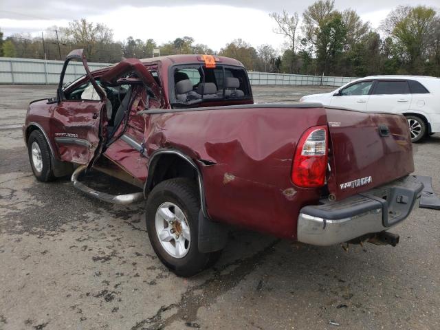 5TBRU34146S468070 - 2006 TOYOTA TUNDRA ACCESS CAB SR5 MAROON photo 2