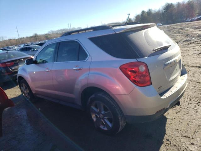 1GNALDEK5DZ127803 - 2013 CHEVROLET EQUINOX LT SILVER photo 2