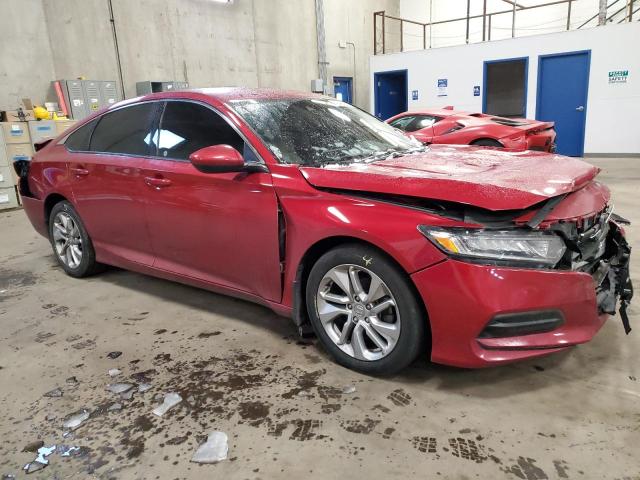 1HGCV1F12JA100926 - 2018 HONDA ACCORD LX RED photo 4