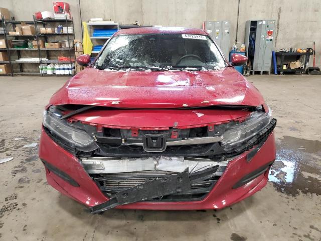 1HGCV1F12JA100926 - 2018 HONDA ACCORD LX RED photo 5