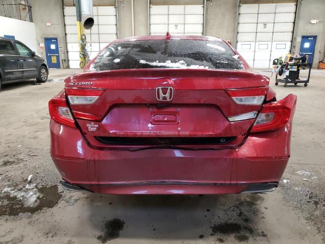 1HGCV1F12JA100926 - 2018 HONDA ACCORD LX RED photo 6