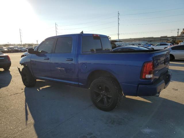 1C6RR7MT3JS213077 - 2018 RAM 1500 SPORT BLUE photo 2