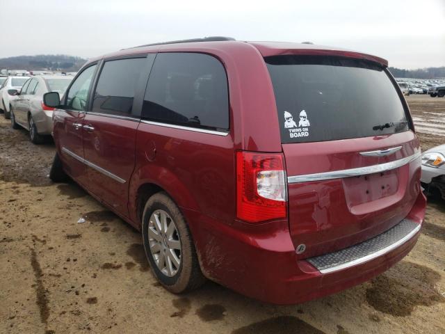 2C4RC1BG2FR546537 - 2015 CHRYSLER TOWN & COU TOURING RED photo 2