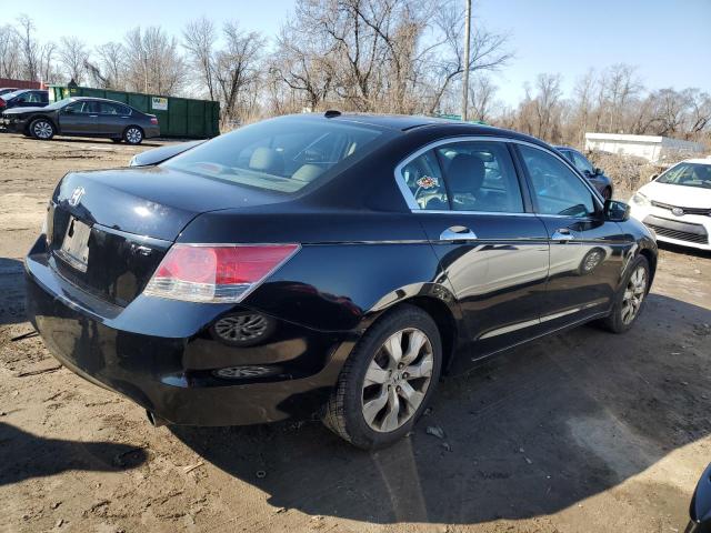 1HGCP36868A064557 - 2008 HONDA ACCORD EXL BLACK photo 3