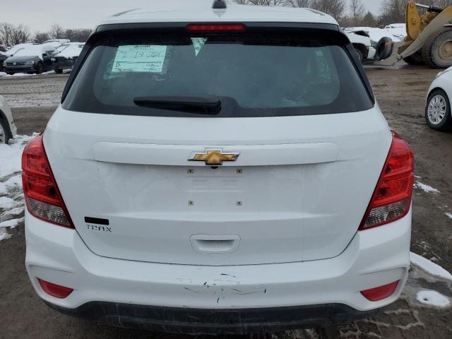 KL7CJKSB1JB702609 - 2018 CHEVROLET TRAX LS WHITE photo 6