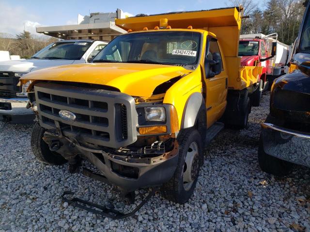 1FDXF47P36EB24214 - 2006 FORD F450 SUPER DUTY YELLOW photo 1