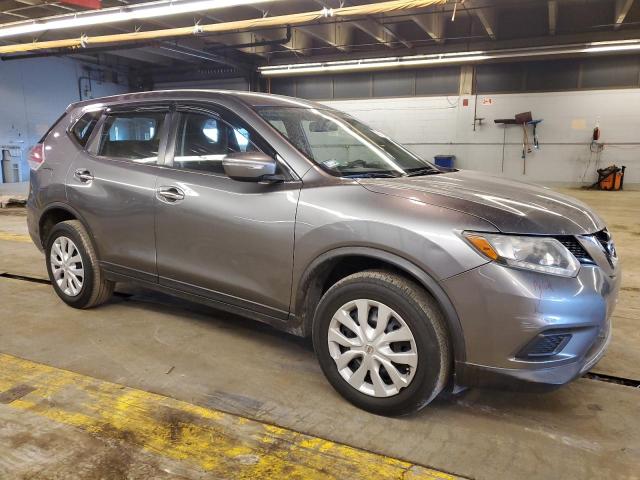 KNMAT2MV4FP527665 - 2015 NISSAN ROGUE S GRAY photo 4