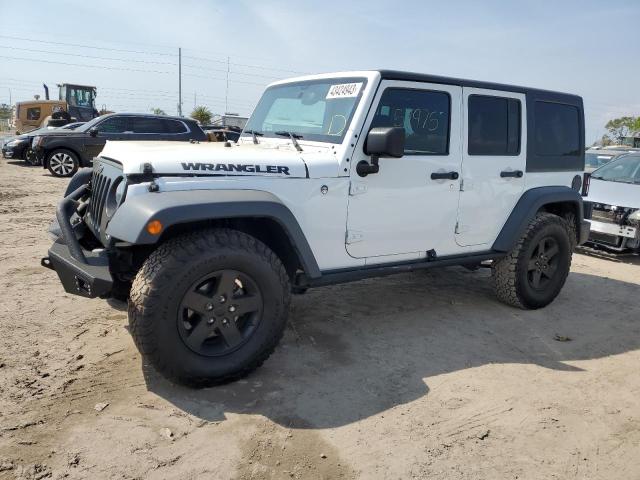 1C4BJWDG1GL145900 - 2016 JEEP WRANGLER U SPORT WHITE photo 1