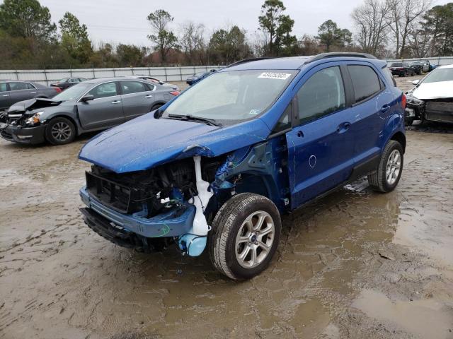 MAJ6S3GL5NC457954 - 2022 FORD ECOSPORT SE BLUE photo 1