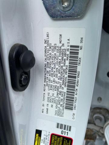 5TELU42N78Z582448 - 2008 TOYOTA TACOMA DOUBLE CAB 白色 照片 10