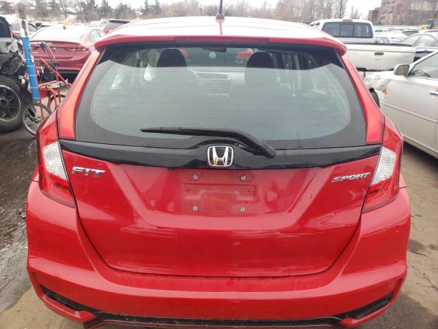 3HGGK5H62LM725116 - 2020 HONDA FIT SPORT RED photo 6