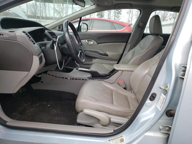 2HGFB2F97CH566812 - 2012 HONDA CIVIC EXL ლურჯი ფოტო 7