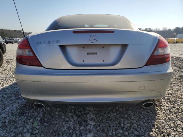 WDBWK54F18F158726 - 2008 MERCEDES-BENZ SLK 280 SILVER photo 6