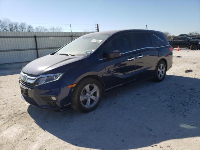 5FNRL6H54LB053498 - 2020 HONDA ODYSSEY EX BLUE photo 1