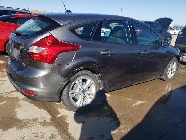 1FADP3K2XEL158225 - 2014 FORD FOCUS SE GRAY photo 3