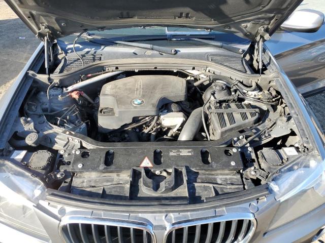 5UXWX9C59D0A14410 - 2013 BMW X3 XDRIVE28I GRAY photo 11