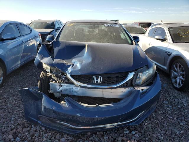 2HGFB2F53DH528573 - 2013 HONDA CIVIC LX BLUE photo 5