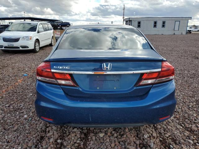 2HGFB2F53DH528573 - 2013 HONDA CIVIC LX BLUE photo 6