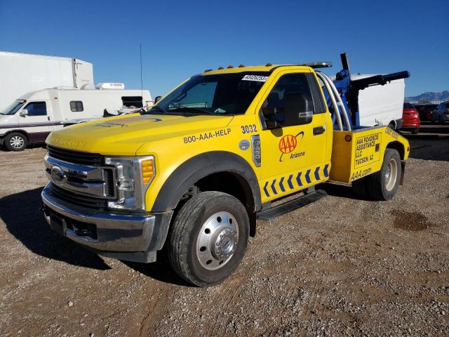 1FDUF4GT1HEC04582 - 2017 FORD F450 SUPER DUTY YELLOW photo 1