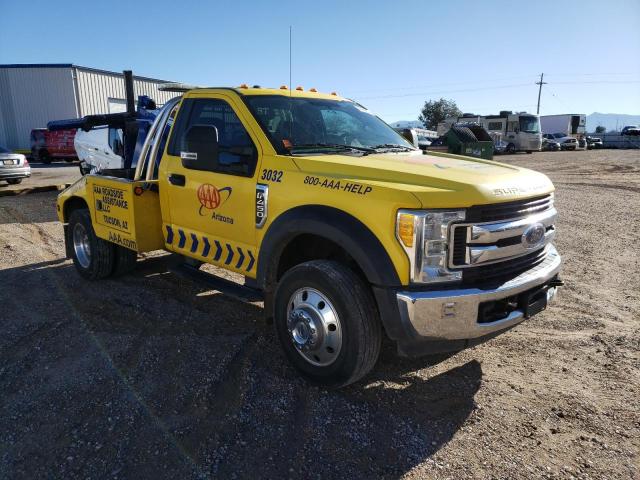 1FDUF4GT1HEC04582 - 2017 FORD F450 SUPER DUTY YELLOW photo 4