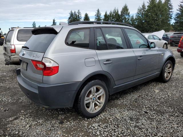 WBXPA934X4WA66336 - 2004 BMW X3 3.0I SILVER photo 3