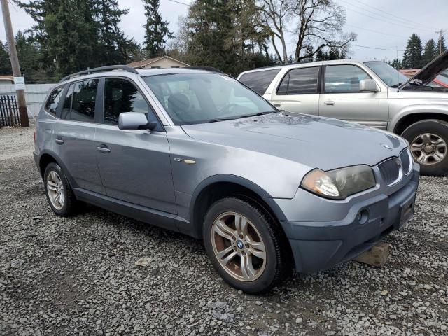 WBXPA934X4WA66336 - 2004 BMW X3 3.0I SILVER photo 4