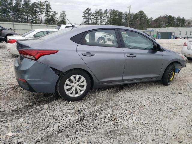 3KPC24A62LE098767 - 2020 HYUNDAI ACCENT SE GRAY photo 3