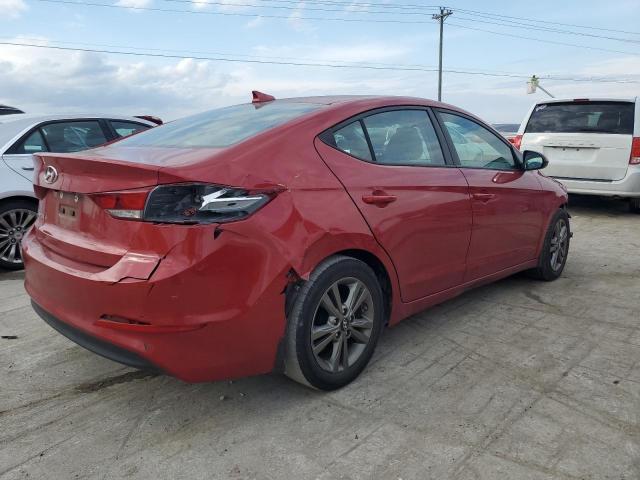 5NPD84LFXHH211707 - 2017 HYUNDAI ELANTRA SE RED photo 3