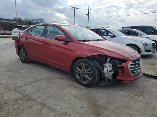 5NPD84LFXHH211707 - 2017 HYUNDAI ELANTRA SE RED photo 4