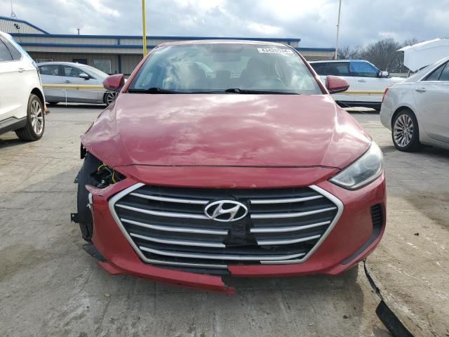 5NPD84LFXHH211707 - 2017 HYUNDAI ELANTRA SE RED photo 5