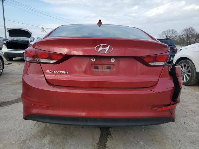 5NPD84LFXHH211707 - 2017 HYUNDAI ELANTRA SE RED photo 6