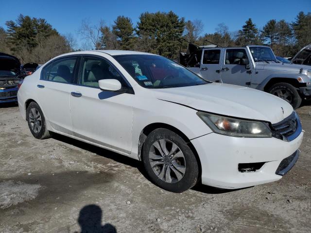 1HGCR2F35EA099191 - 2014 HONDA ACCORD LX WHITE photo 4