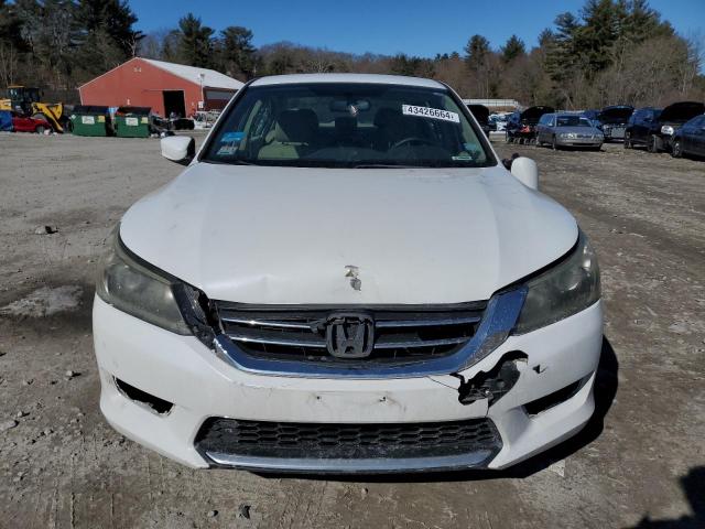 1HGCR2F35EA099191 - 2014 HONDA ACCORD LX WHITE photo 5