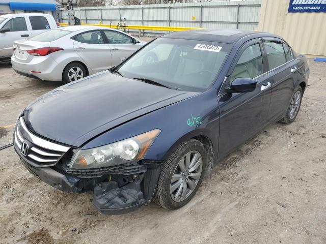 1HGCP3F86CA015190 - 2012 HONDA ACCORD EXL BLUE photo 1