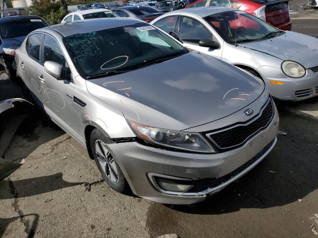 KNAGM4AD5D5039488 - 2013 KIA OPTIMA HYBRID SILVER photo 4